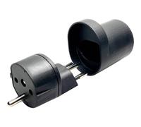 Martin Kaiser 181/sw/1 Adattatore da viaggio Fix-Adapter CH Typ 12/Schuko denz