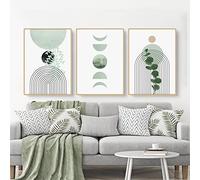 Martin Kench Set di 3 poster in stile bohémien, decorazione moderna da parete, per soggiorno, camera da letto, senza cornice (C, 50 x 70 cm)