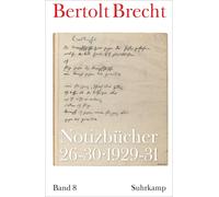 Martin Kölbel Peter Villwock Bertolt Brec Notizbücher: Band 8: 1929- (Tascabile)