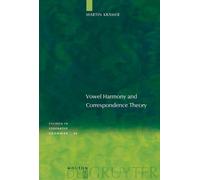 Martin Krämer Vowel Harmony and Correspondence Theory (Copertina rigida)