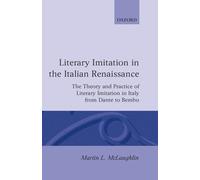 Martin L. McLaugh Literary Imitation in the Italian Renaissa (Copertina rigida)