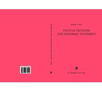 Martin L. West Textual Criticism and Editorial Technique (Tascabile)