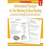 Martin Lee Marc Informational Passages for Text Marking & Close Read (Tascabile)