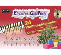 Martin Leuchtne Einfacher-Geht-Nicht: 24 Weihnachtslieder für Klavi (Broschüre)
