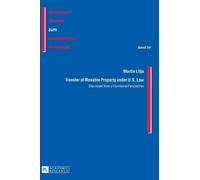 Martin Lilja Transfer of Movable Property under U.S. Law (Copertina rigida)