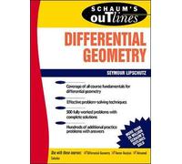 Martin Lipschutz Schaum's Outline of Differential Geometry (Tascabile)