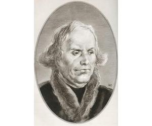 Martin Lutero 1483 - 1546. professore tedesco di teologia compositore sacerdote e monaco. Illustrazione di Gordon Ross artista e illustratore americano (1873-1946) da Biografie viventi di leader