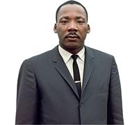 Martin Luther King (Dark Suit) Half Body Buddy Cutout