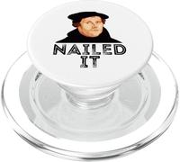 Martin Luther Nailed It Reformation funny Gift Protestant PopSockets PopGrip per MagSafe