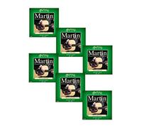 Martin M170 80/20 Bronzo rotondo ferita extra Light ac-guitar corde 6-pack