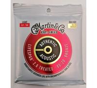 Martin MA140T 80/20 Bronze 2.0 Muta Set 6 Corde Chitarra Acustica Light 12-54