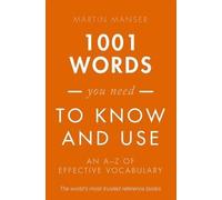 Martin Manser 1001 Words You Need To Know and Use (Tascabile)