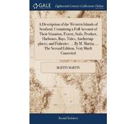 Martin Martin A Description of the Western Islands of Scotlan (Copertina rigida)