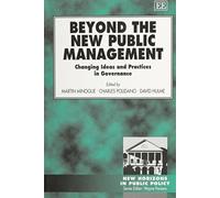Martin Minogue Beyond the New Public Management (Tascabile)
