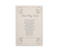 Martin Niemoller First They Came Poem Poster - Holocaust Memorial Quote, Historical Human Rights Wall Art for Home Study Classroom Decor(Framed,16x24inch(40x60cm))