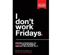 Martin Norbury I Don't Work Fridays (Tascabile)