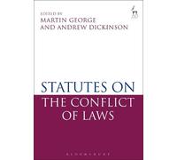 Martin P George Statutes on the Conflict of Laws (Tascabile)
