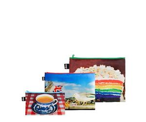Martin Parr Seagulls, Real Food and England Recycled Zip Pockets, multicolore, s, Beauty case