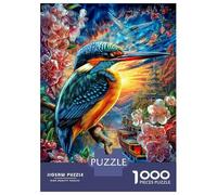 Martin pescatore Puzzle 1000 Pezzi, Jigsaw Puzzle Per Adulti E Ragazzi Dai 14 Anni in Su, Giochi Stimolanti Per Tutta La Famiglia 38x26cm/1000pcs