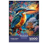 Martin pescatore Puzzle 1000 Pezzi, Jigsaw Puzzle Per Adulti E Ragazzi Dai 14 Anni in Su, Giochi Stimolanti Per Tutta La Famiglia 38x26cm/1000pcs