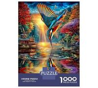 Martin pescatore Puzzle 1000 Pezzi | Puzzle Per Adulti E Bambini | Per Tutta La Famiglia | Con Una Misura Di 52x38cm/1000pcs