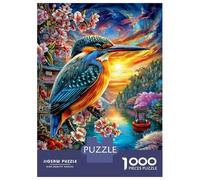 Martin pescatore Puzzle 1000 Pezzi | Puzzle Per Adulti E Bambini | Per Tutta La Famiglia | Con Una Misura Di 52x38cm/1000pcs