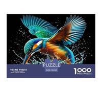Martin Pescatore Puzzle per Adulti Puzzle 1000 Pezzi Schizzo Artistico Gioco di Puzzle 1000 Pezzi Carta Casa Famiglia Relax 70x50cm/1000pcs