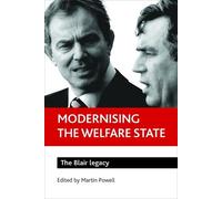 Martin Powell Modernising the welfare state (Copertina rigida)