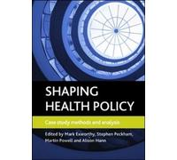 Martin Powell Shaping health policy (Tascabile)