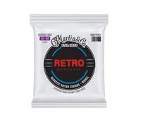 Martin Retro® - Corde per chitarra acustica, Monel, calibro leggero personalizzato (confezione da 3) | tono caldo e naturale a lunga durata | Set per chitarristi acustici