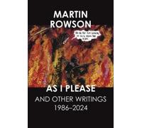 Martin Rowson As I Please (Copertina rigida)