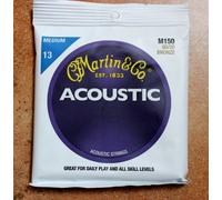 Martin Set Di Corde In Bronzo M 150 Per Chitarra Acustica Western Nuovo/New