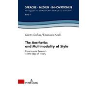 Martin Siefkes Emanuele A The Aesthetics and Multimodality of (Copertina rigida)