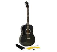 Martin Smith Kit di Chitarra Acustica con la Chitarra Corde Nero Plectrums Chitarra Cinghia della Chitarra