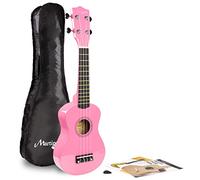 Martin Smith Soprano Ukulele con ukulele Bag & Chord Book - rosa