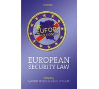Martin Trybus European Security Law (Copertina rigida)