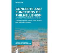 Martin Vöhler Concepts and Functions of Philhellenism (Copertina rigida)
