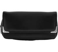 Martin Wess Silverline K15 - Borsa combinata per pipa in pelle di metisagnello, angoli in argento sterling, fodera interna in gomma, chiusura lampo YKK, magneti cromati, 155 x 80 x 35 mm