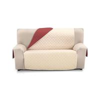Martina Home Ambar Copridivano imbottito - 3 Posti XL - Beige/Rosso