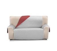 Martina Home Ambar Copridivano imbottito - 4 Posti XL - Rosso/Grigio