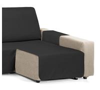 Martina Home Copri chaise longue imbottito Diamond, 200 cm, nero - universale
