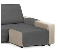 Martina Home Copri chaise longue imbottito Diamond, 280 cm, antracite - Universale