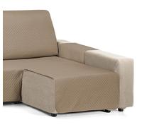 Martina Home Copri chaise longue imbottito Diamond, 280 cm, Cuoio - Universale