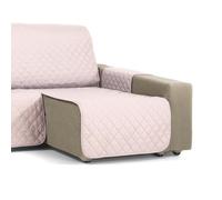 Martina Home Copri Chaise Longue Trapuntato Ambra, 200 cm, Salmone