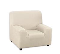 Martina Home Copridivano elastico modello Emilie, bianco avorio, 1 posto