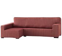 Martina Home - Copridivano Elastico per Chaise Longue Braccio Sinistro 32x42x17 cm Bordeaux, tela