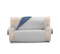 Martina Home Copridivano imbottito reversibile Ambra 2 posti Grigio Blu