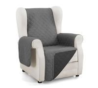 Martina Home Copridivano Trapuntato reversibile Ambra 1 Posto Antracite Nero