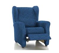 Martina Home Indiana Copripoltona, Poliestere Cotone, Blu, Relax