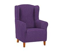 Martina Home Copripoltona sillón Relax, Morado, Orejero, Indiana